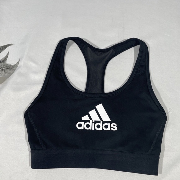NEW Adidas [ XS‎ ] Don't Rest Alphaskin Racerback Sports Bra Black - Picture 2 of 10